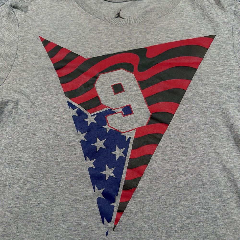 Jordan Nike Shirt Small Gray Olympic Tinker Alternate Retro USA Pullover Mens - Picture 5 of 16
